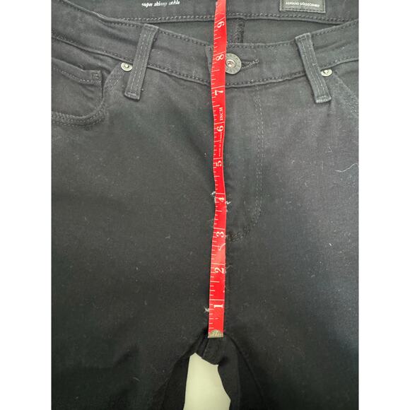 AG Jeans Adriano Goldschmied Super Skinny Ankle Black Size 27 - Picture 7 of 7